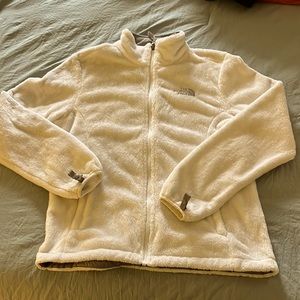 North face Womens Osito Jacket. White Size M. Great condition